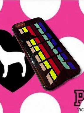2010’s Victoria’s Secret PINK • Striped Rainbow iPhone Case